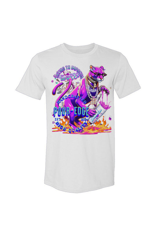 POUR-EDGE COUGAR CREWNECK TSHIRT BY LOUDEEN CHO