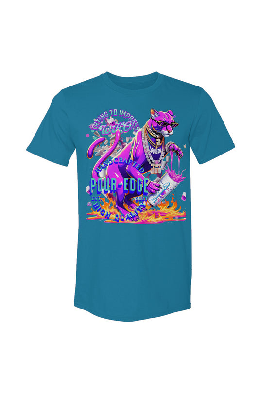 POUR-EDGE COUGAR CREWNECK TSHIRT BY LOUDEEN CHO