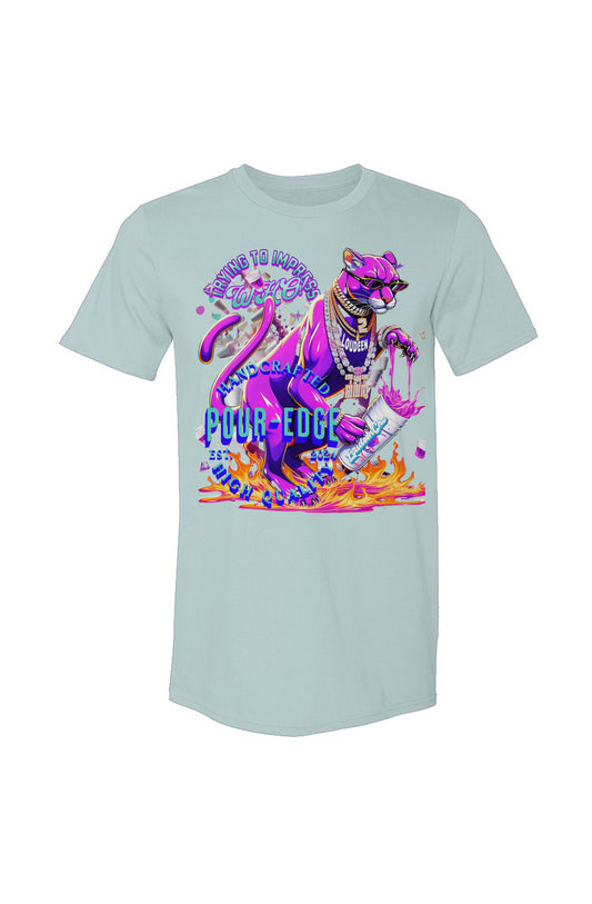 POUR-EDGE COUGAR CREWNECK TSHIRT BY LOUDEEN CHO