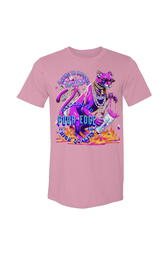 POUR-EDGE COUGAR CREWNECK TSHIRT BY LOUDEEN CHO