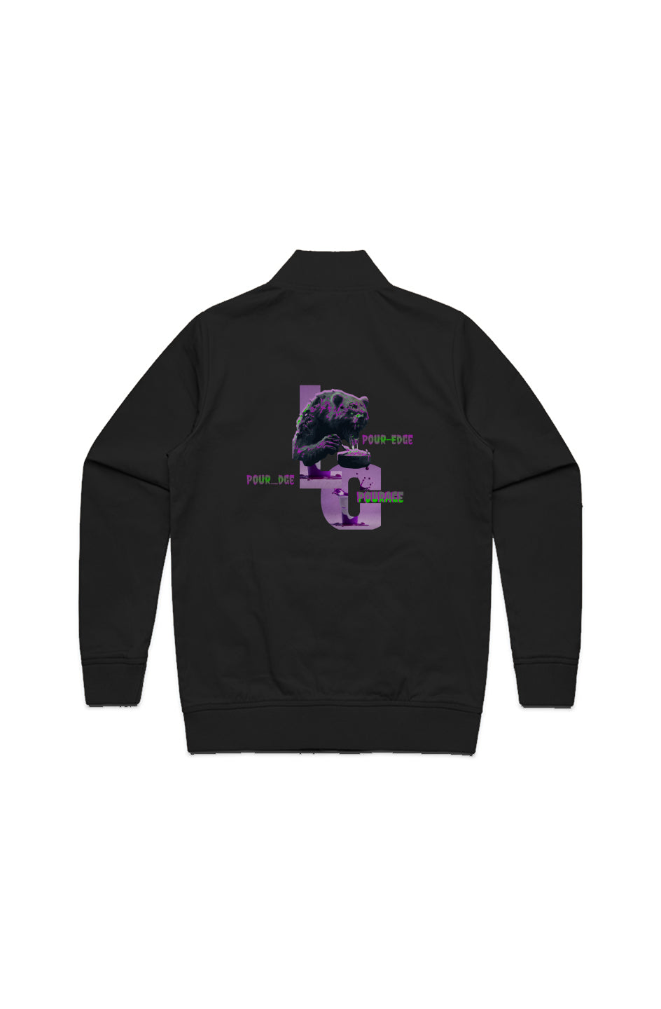 Pour-edge Bear MENS BOMBER JACKET by Loudeen Cho