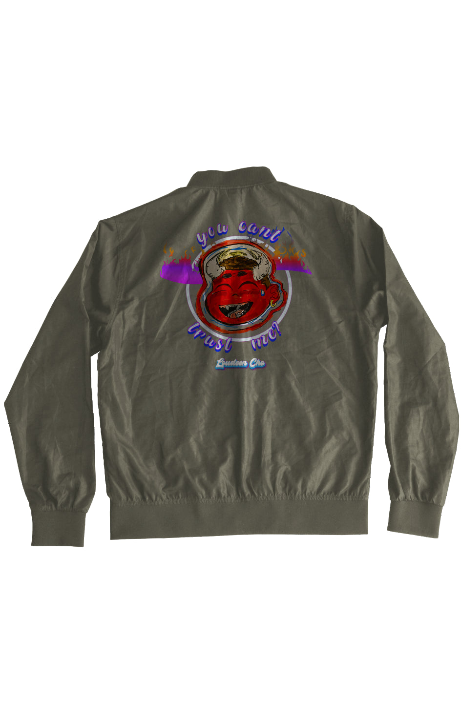lil devil loudeen trust Lightweight Bomber Jacket