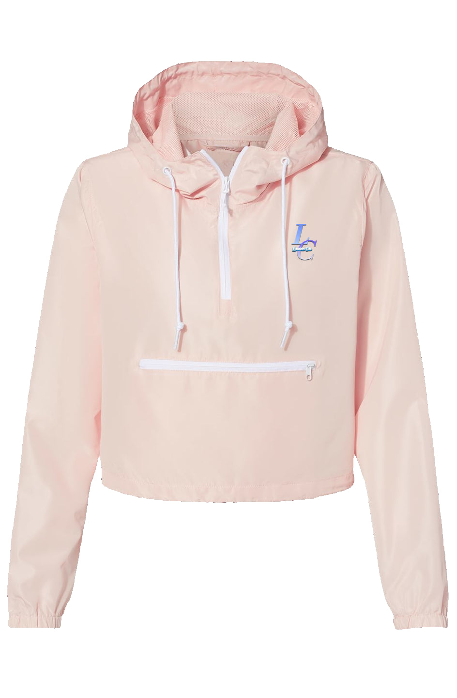 LC Lightweight Pullover Crop Windbreaker by Loudee