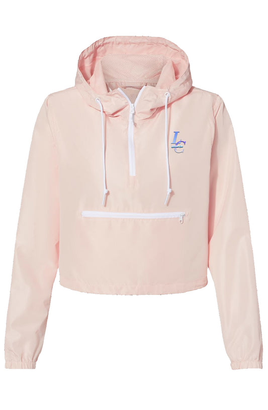 LC Lightweight Pullover Crop Windbreaker by Loudee