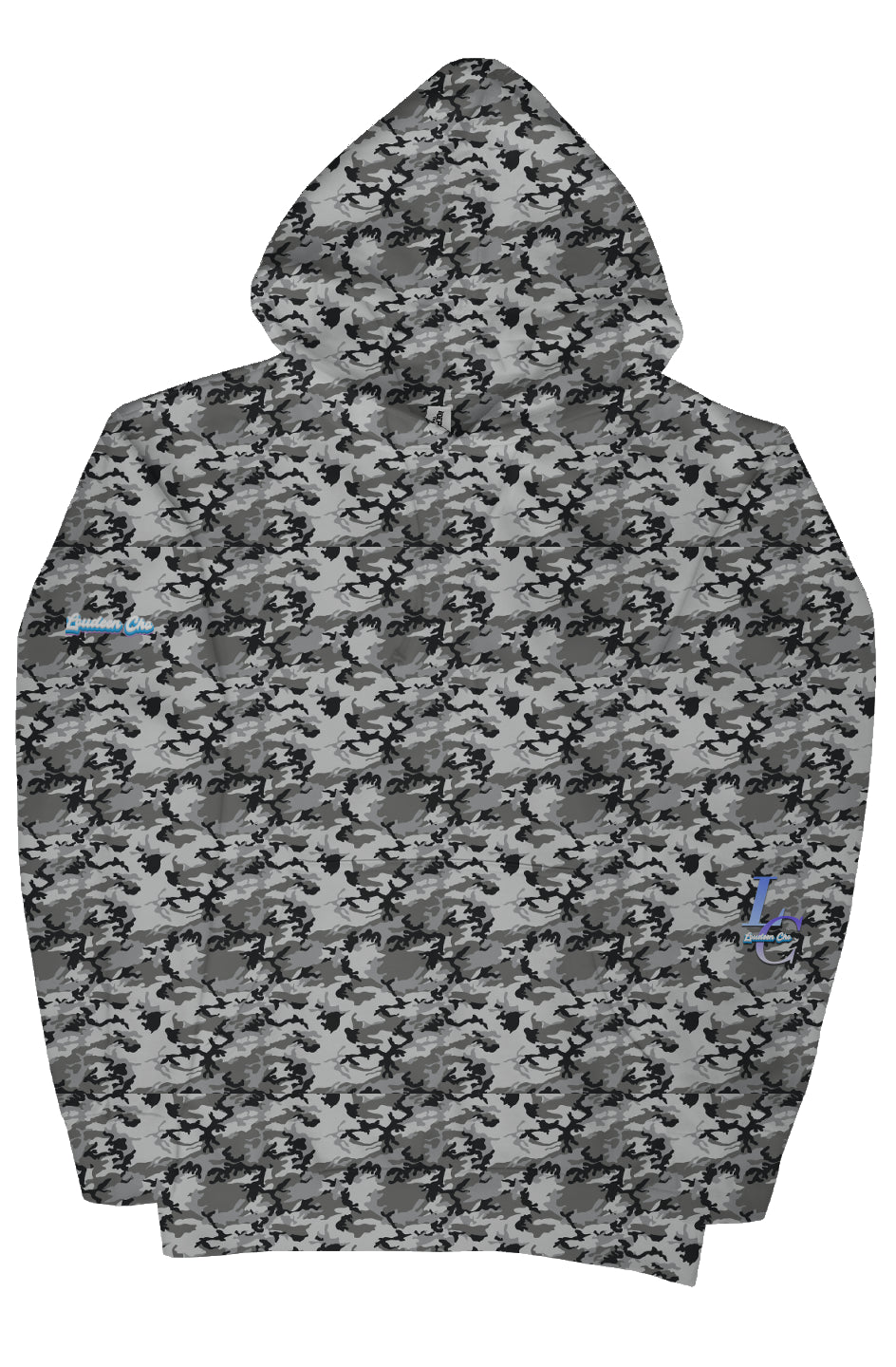Pour-edge Loudeen Camo  Heavyweight Hoodie