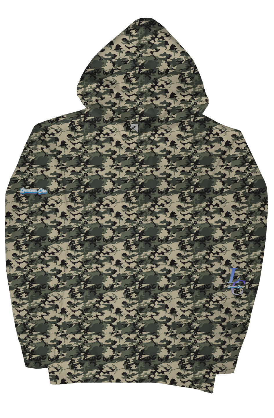 Pour-edge Loudeen Camo  Heavyweight Hoodie
