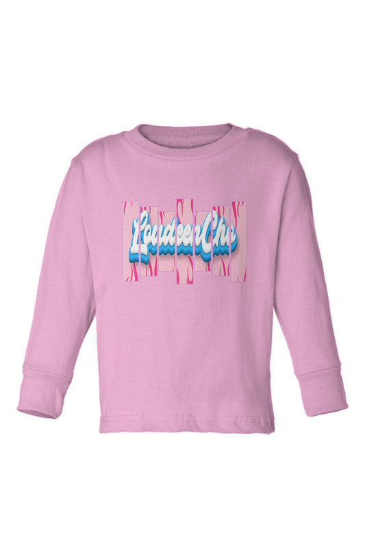 fire chalkboard Kids Long Sleeve T-Shirt
