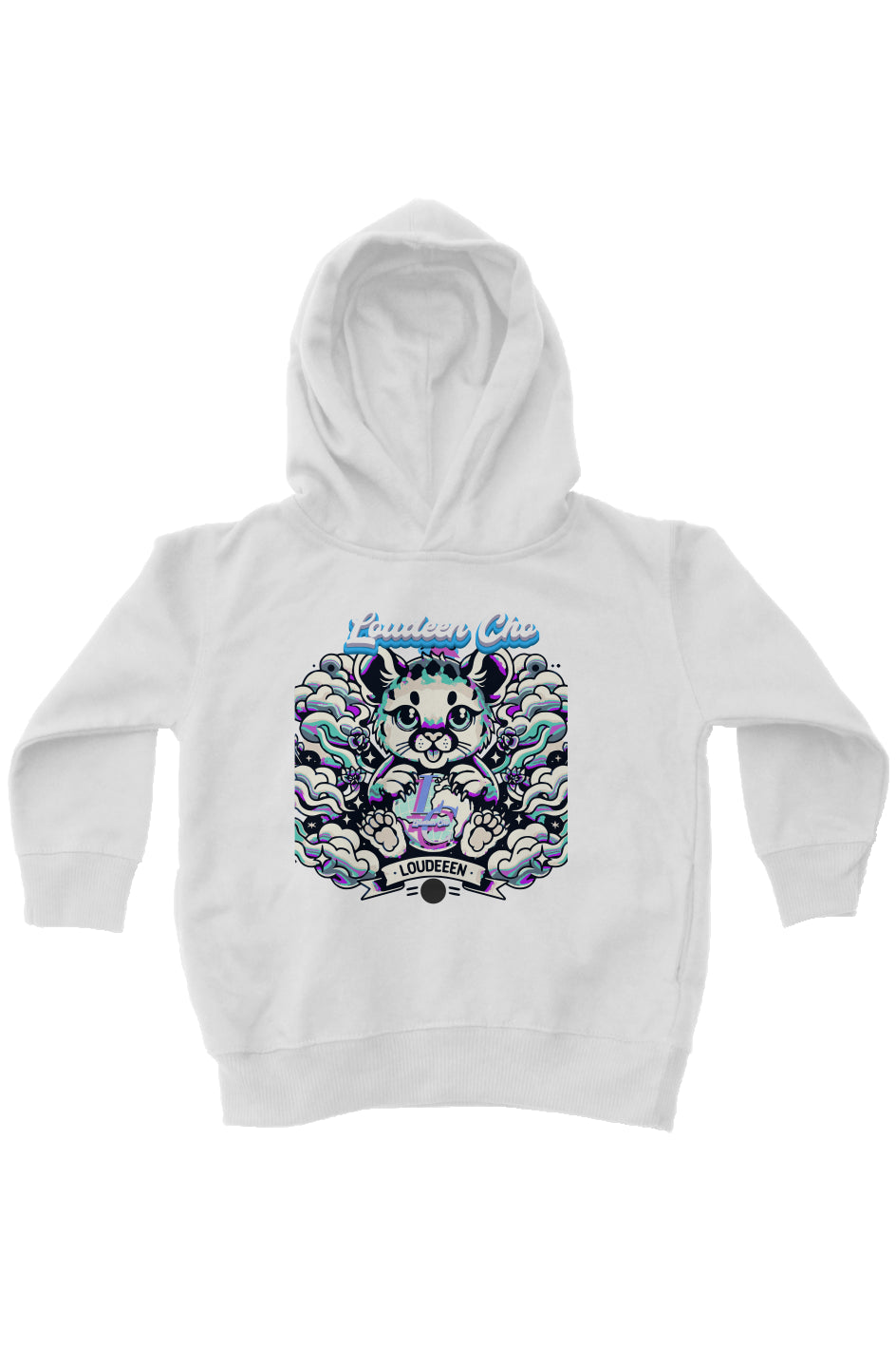 kids fleece pullover hoodie loudeen cub