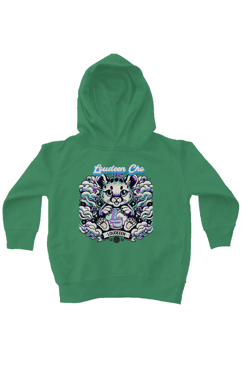 kids fleece pullover hoodie loudeen cub