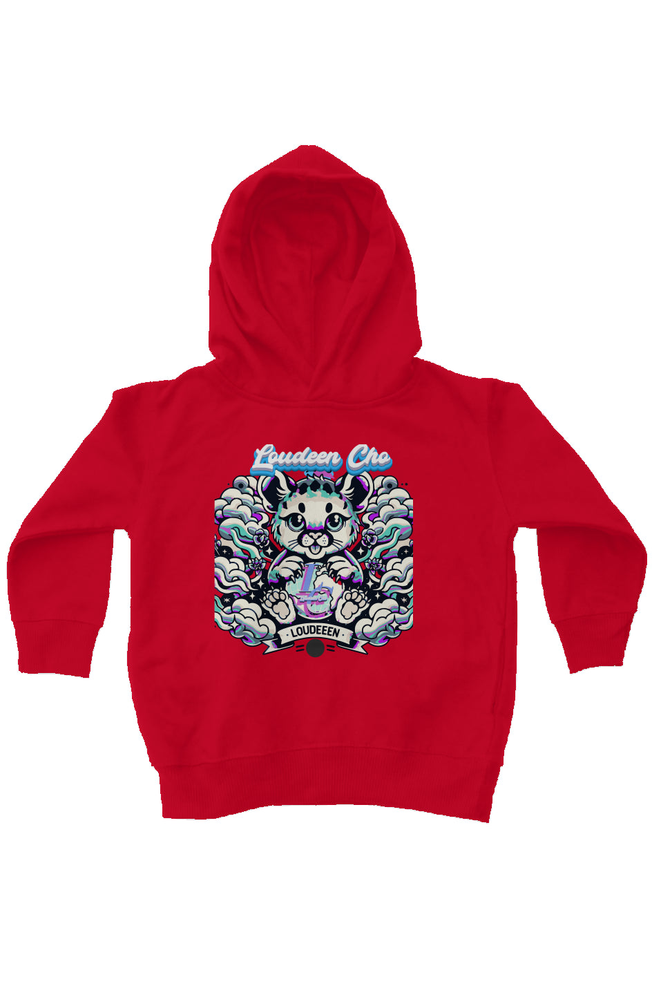 kids fleece pullover hoodie loudeen cub