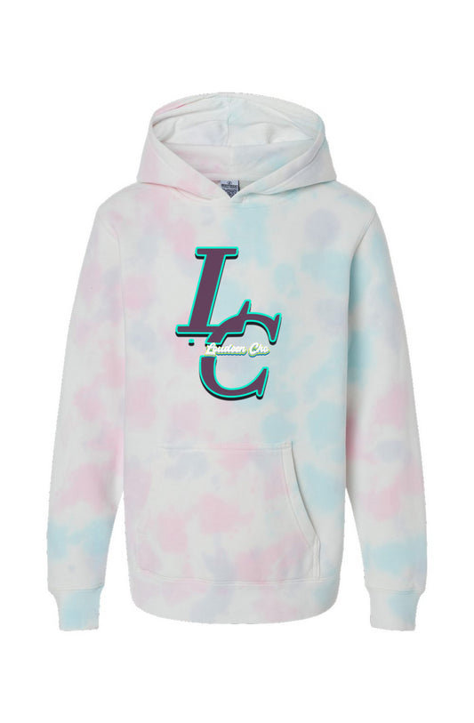 Youth Cotton Candy Tie Dye LC Loudeen Hoodie