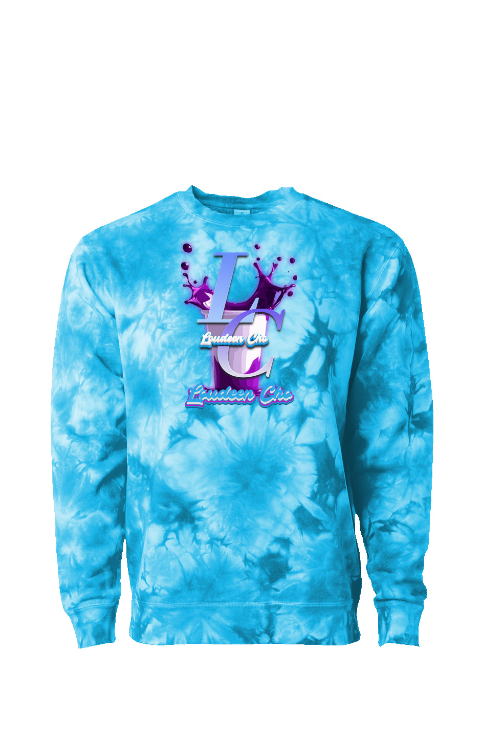 Crystal Tie Dye loudeen cup Crewneck