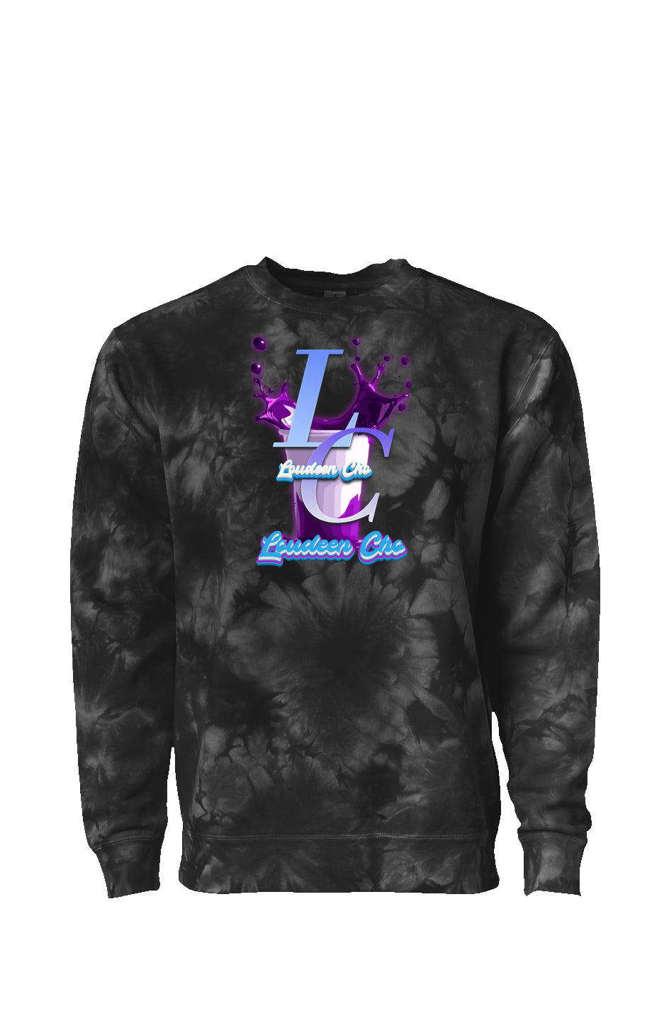 Crystal Tie Dye loudeen cup Crewneck