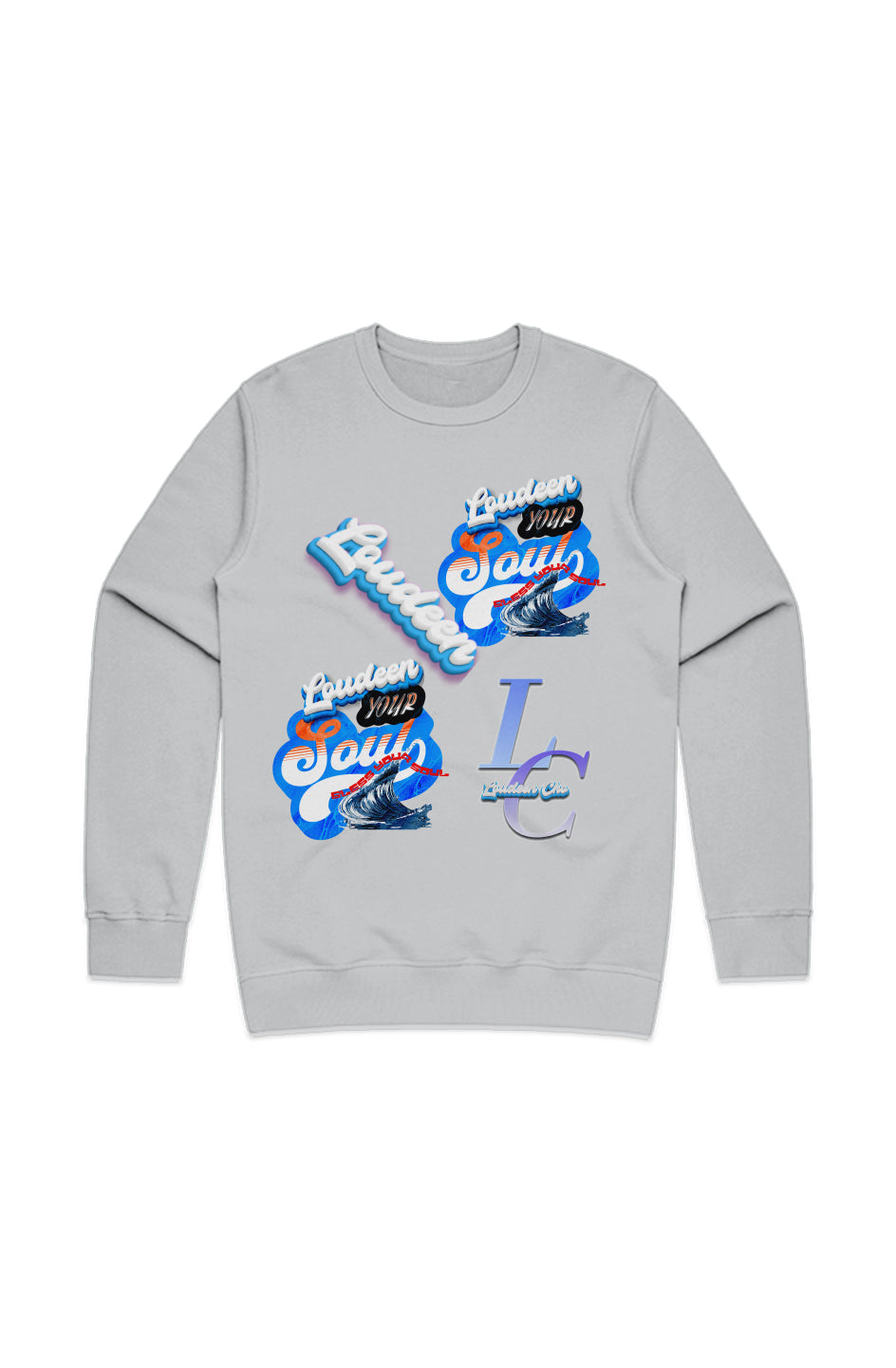 MENS blessed soul collagePREMIUM CREW