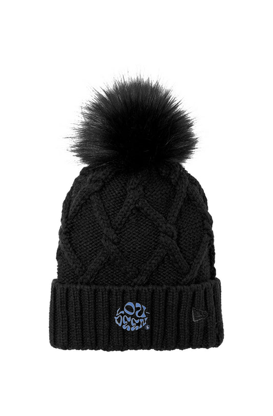 Loudeen Faux Fur Pom Beanie