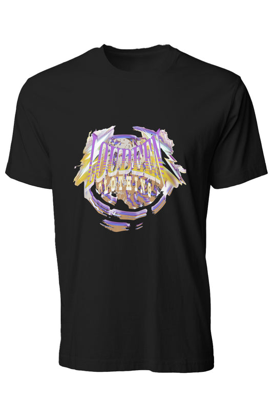 loudeen lightening Premium Pigment Dye T-Shirt