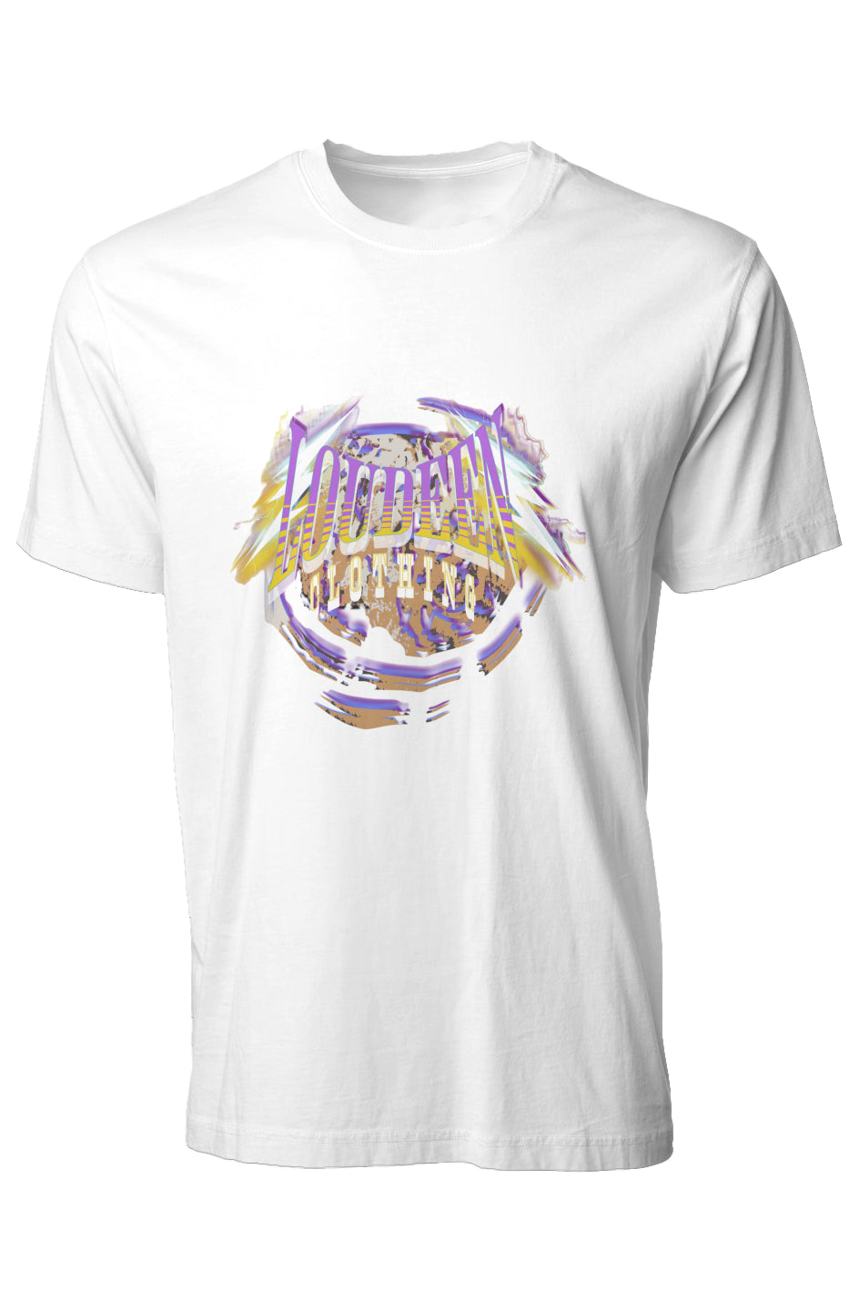 loudeen lightening Premium Pigment Dye T-Shirt