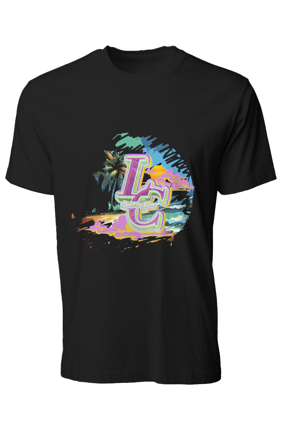 Loudeen beach love Premium Pigment Dye T-Shirt
