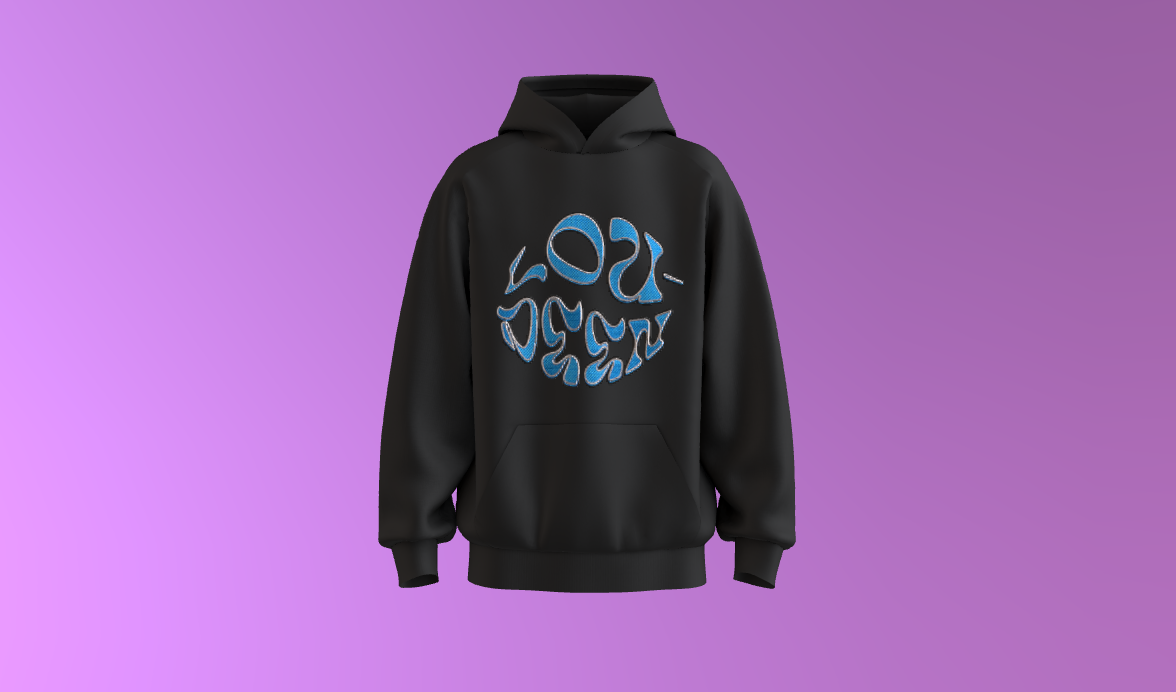 Wavyloudeen designed hoodie