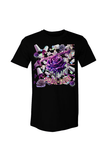 POUR-EDGE FLOWER POWER CREWNECK TSHIRT