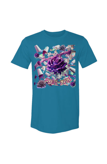 POUR-EDGE FLOWER POWER CREWNECK TSHIRT