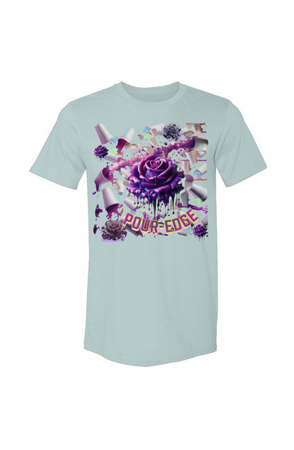 POUR-EDGE FLOWER POWER CREWNECK TSHIRT