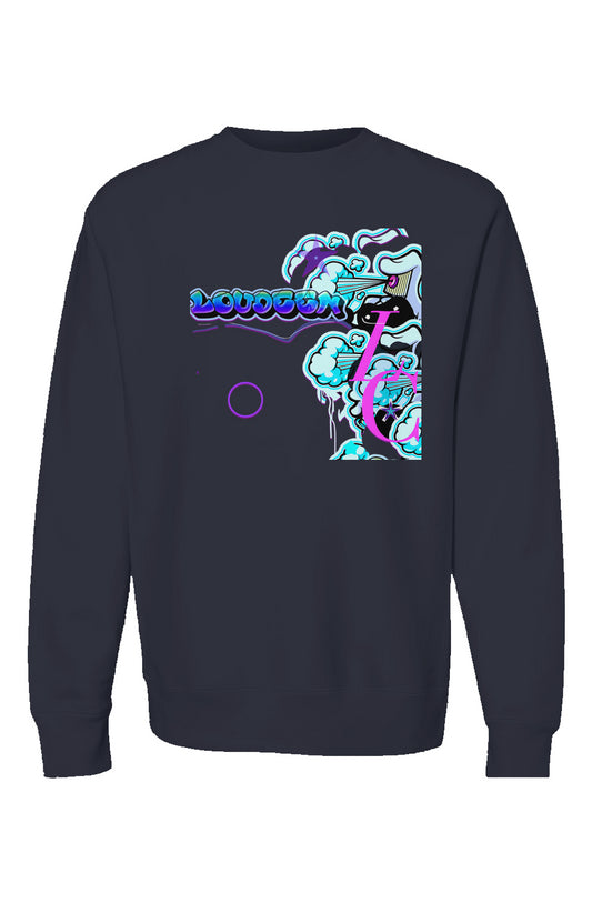 Loudeen spray smoke design SWEATSHIRT