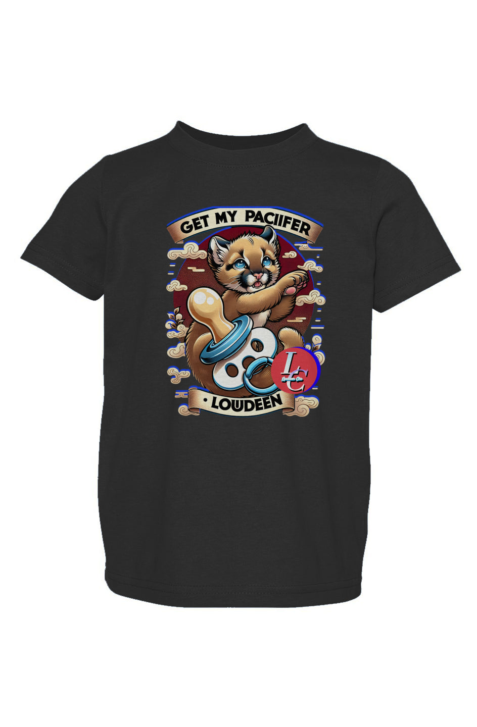 loudeen Toddler cougar cub Fine Jersey Tee