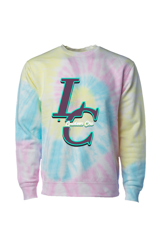 Tie Dye Sunset Swirl LC Loudeen Crew Neck