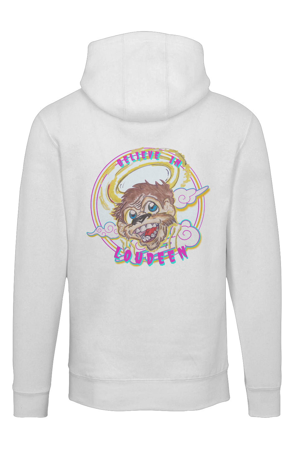 Unisex believe in Loudeen Premium Pullover Hoodie
