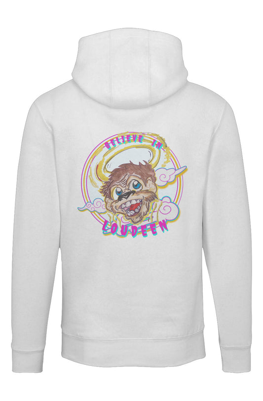 Unisex believe in Loudeen Premium Pullover Hoodie