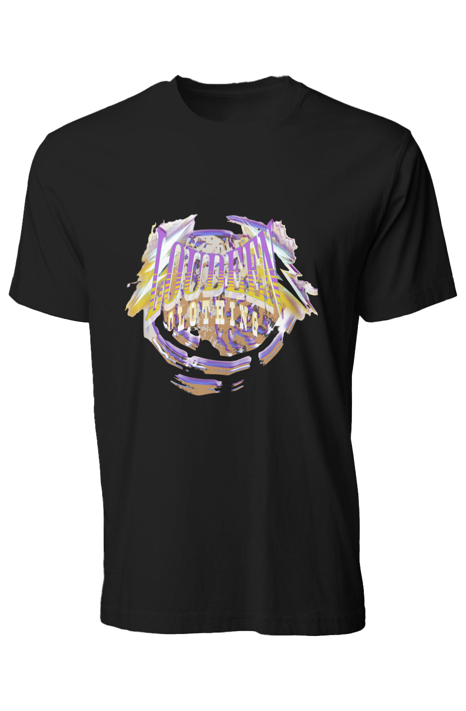 loudeen lightening Premium Pigment Dye T-Shirt
